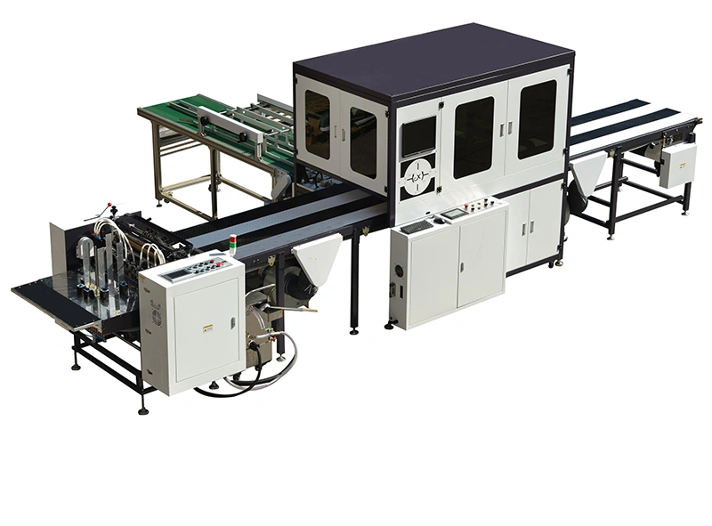 Automatic Visual Double-Pasitioning Machine For Rigid Box And Book Cover