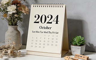 Hardcover Desk Calendar Cover