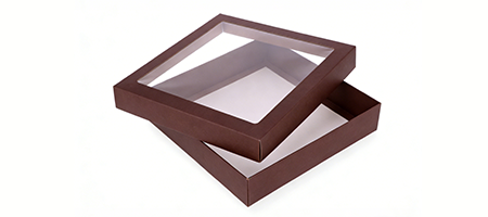 Lid and Base Box with Windows